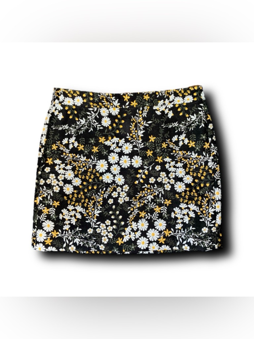 LOFT Daisy Embroidered Floral Jacquard Mini Skirt Whimsycore